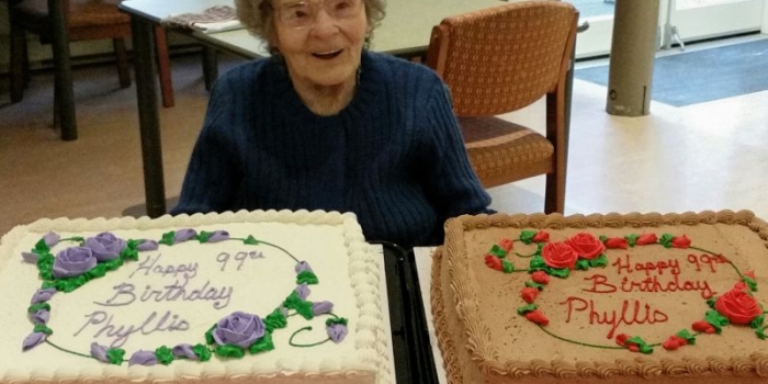 Phyllis Wegesser’s 99th Birthday!